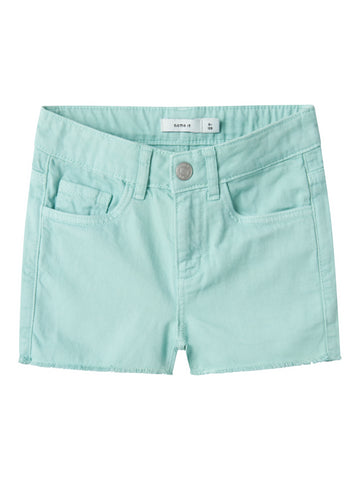 Gekleurde short voor meisjes van Name it in mom fit