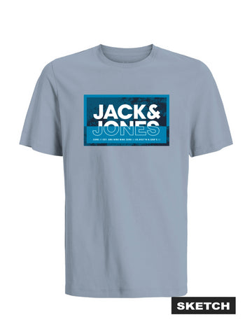 t-shirt van Jack & Jones Junior in lichtblauw