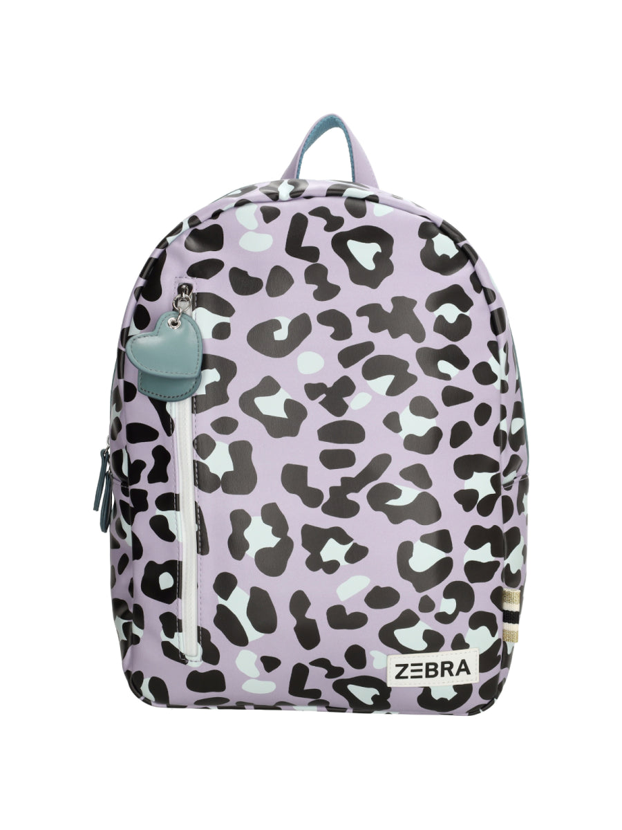 Rugzak voor meisjes met paarse panter print van Zebra Trends