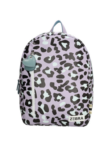 Rugzak voor meisjes met paarse panter print van Zebra Trends