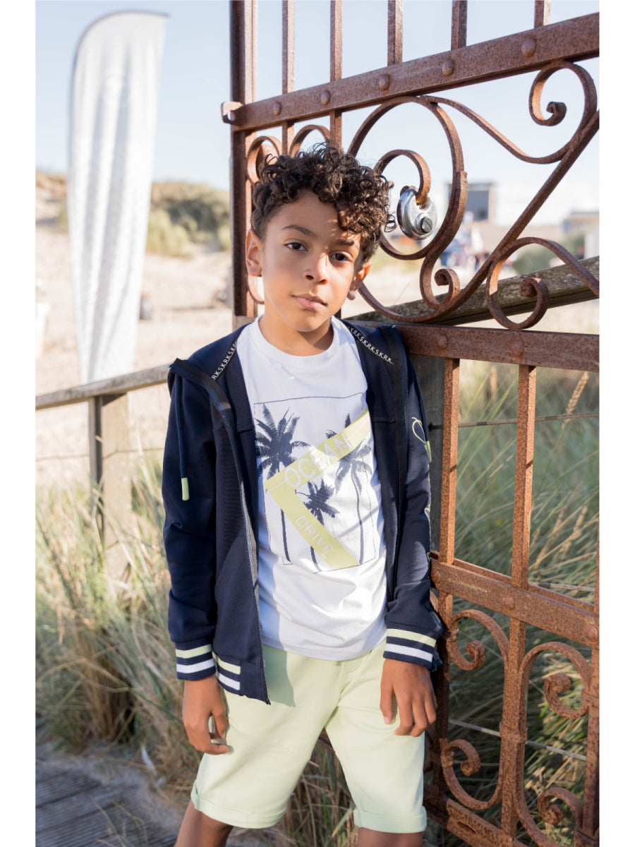 Vest in navy blauw voor jongens van Skurk zomercollectie 2025