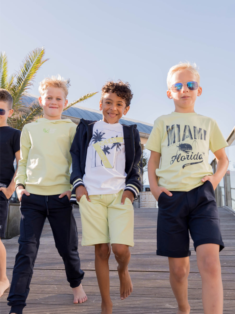 Vest in navy blauw voor jongens van Skurk zomercollectie 2025