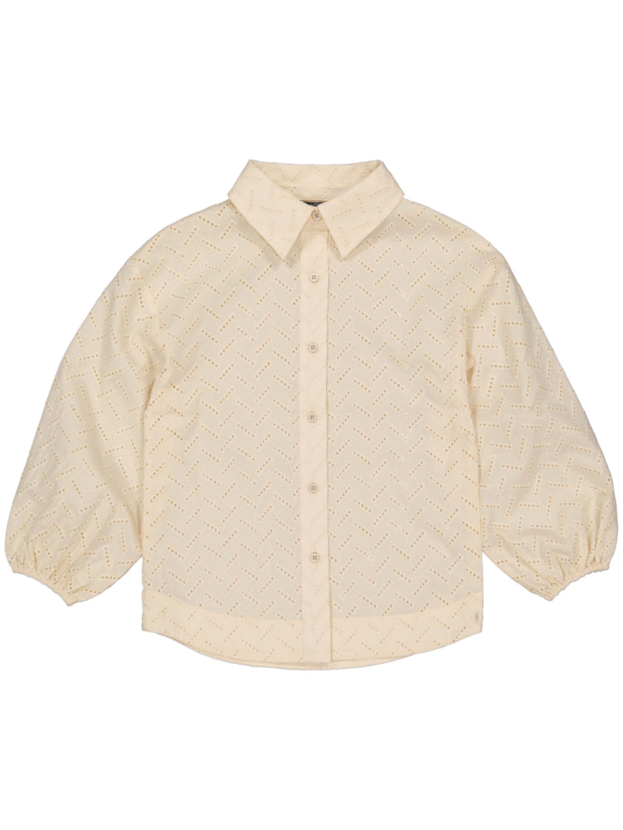 blouse in beige voor meisjes van Levv