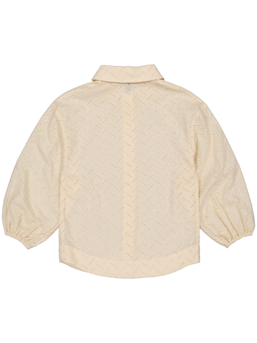 blouse voor meisjes in beige van Levv kidswear 