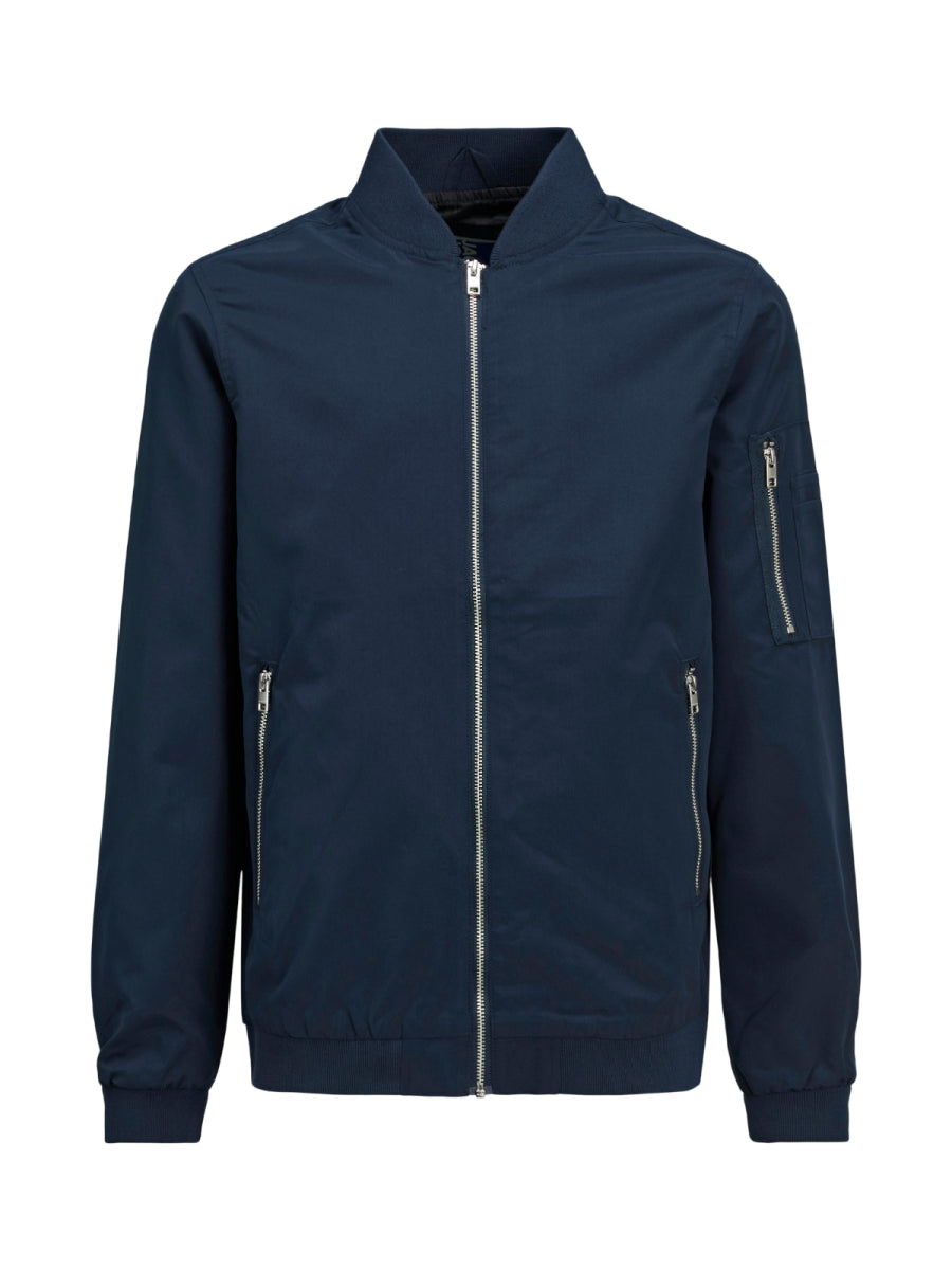 Blauwe bomberjack voor jongens van Jack & Jones junior 