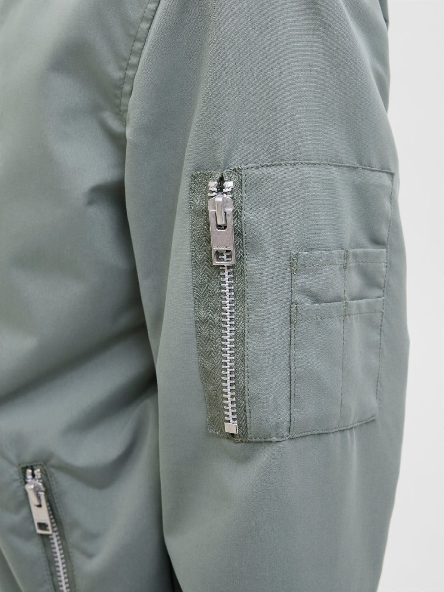 Bomberjack voor jongens in het groen van Jack & Jones Mini
