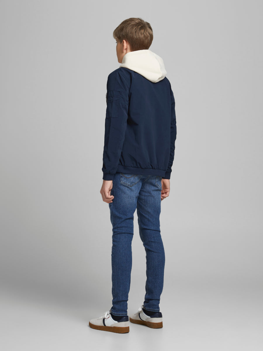 Bomberjack voor jongens in het blauw van Jack &Jones