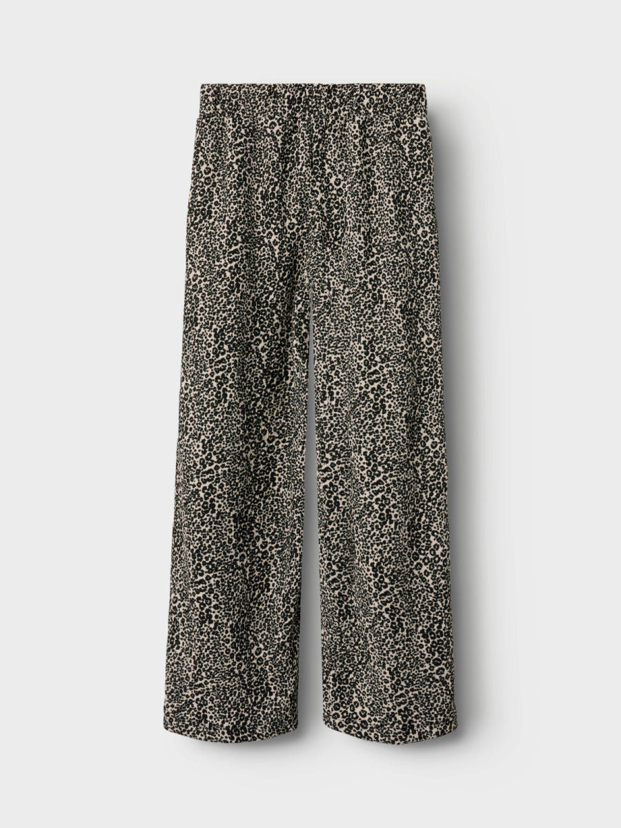 broek voor meisjes in panterprint van name it