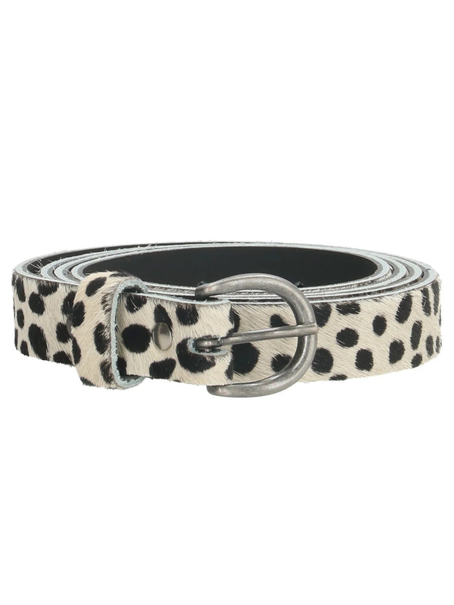Broeksriem voor kinderen van Hide & Stitches met cheetah print