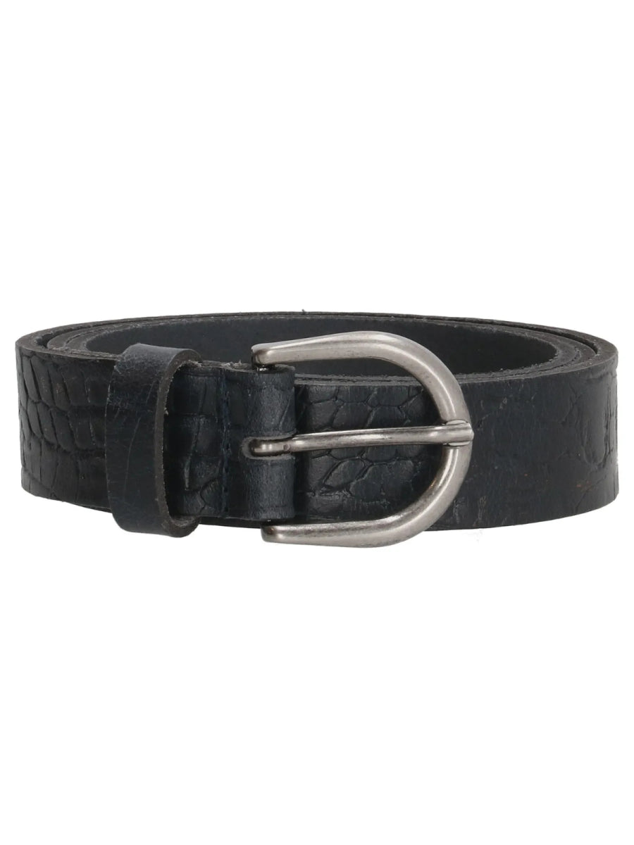 Broeksriem voor kinderen in navy blauw van Hide & Stitches