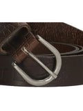 Broeksriem voor kinderen in donkerbruin van Hide & Stitches