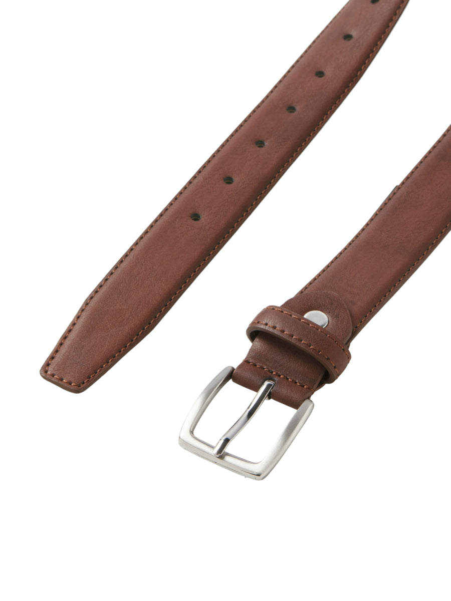 Broeksriem in bruin voor jongens van jack & Jones junior