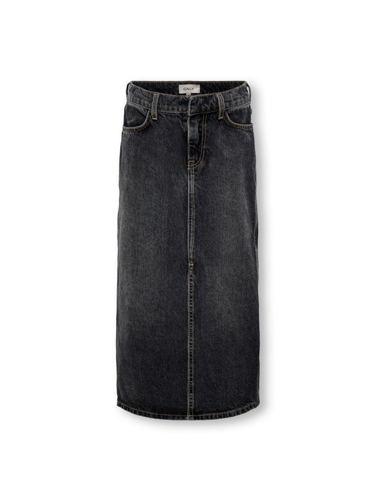 lange denim rok voor meisjes van Kids ONLY