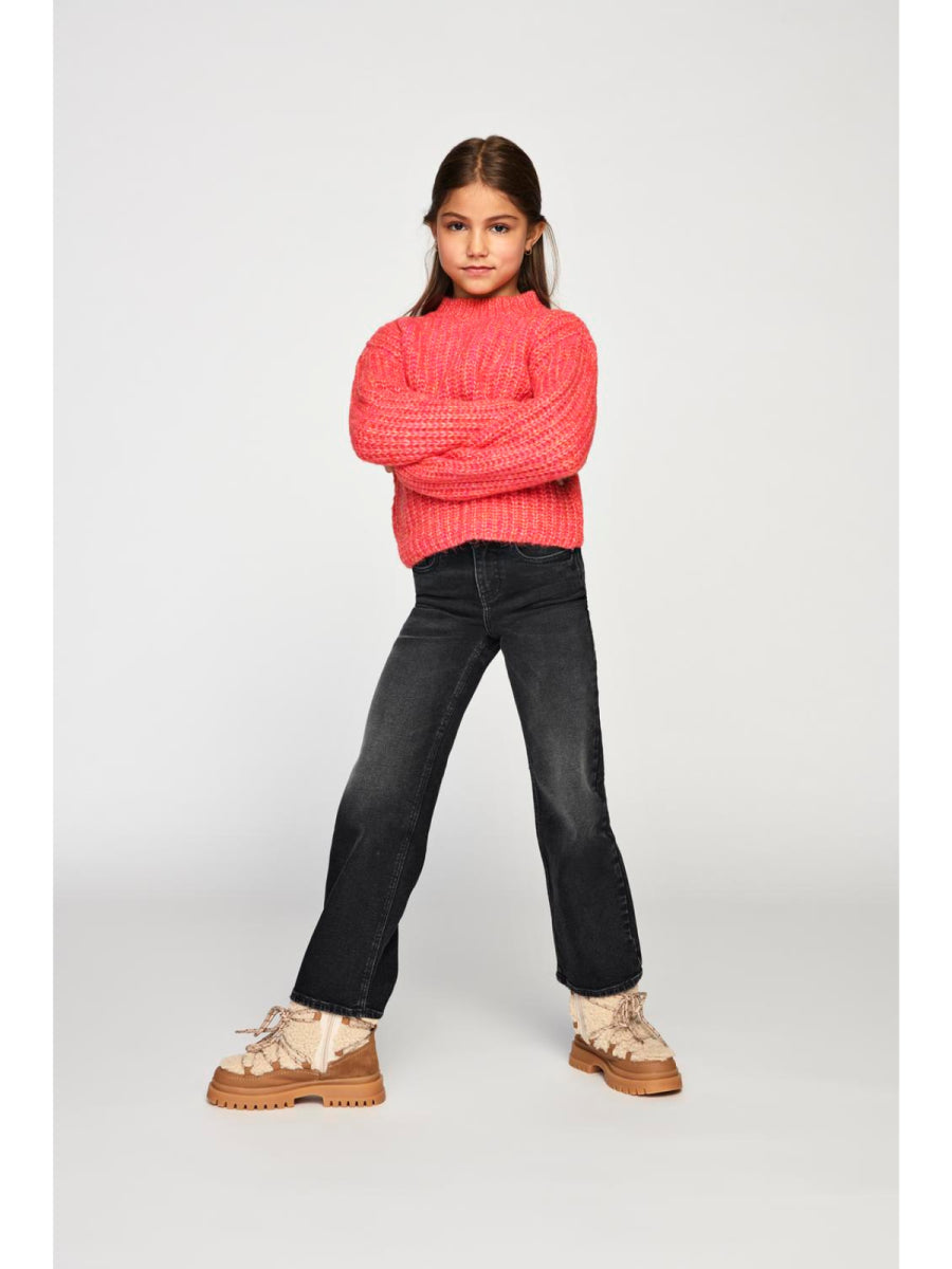 fuchsia wollen pullover van Kids ONLY voor meisjes