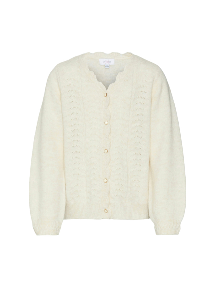 Gebreide Cardigan voor meisjes in Beige van Vero Moda Girl