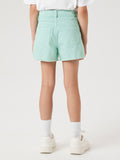 Gekleurde short voor meisjes van Name it in mom fit 