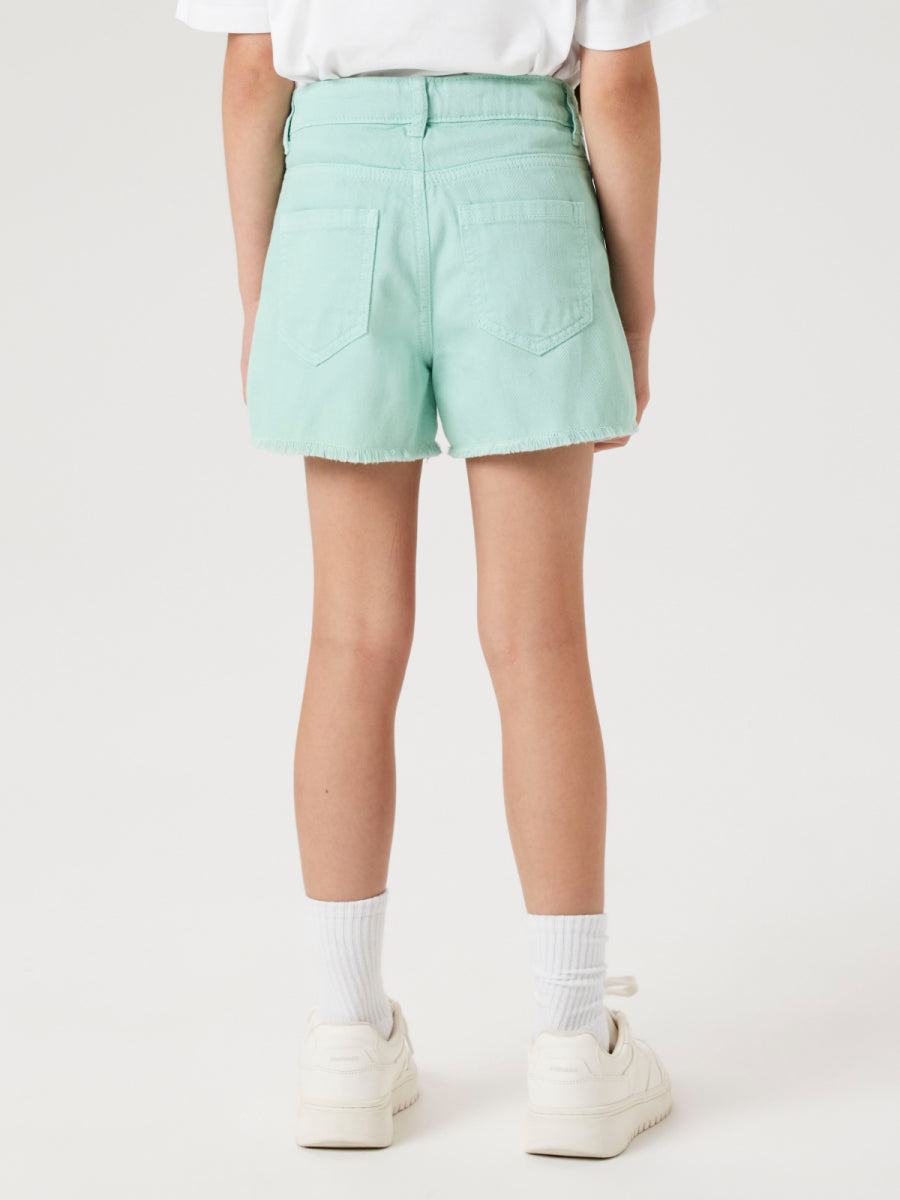 Gekleurde short voor meisjes van Name it in mom fit 