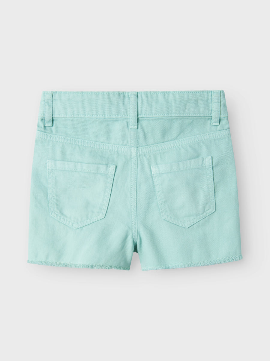 Gekleurde short voor meisjes van Name it in mom fit 