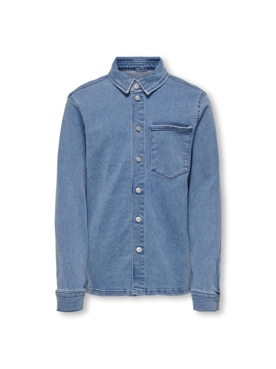 jeanshemd voor jongens van Kids Only