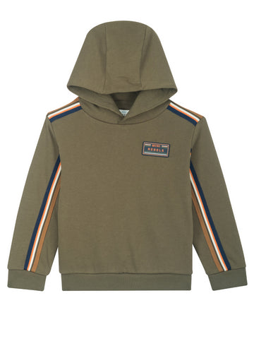 hoodie in groen voor jongens van mini rebels