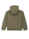 hoodie voor jongens van mini rebels in groen