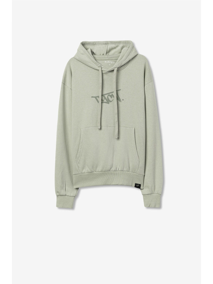 Hoodie in olijfgroen voor tienerjongens van Tiffosi