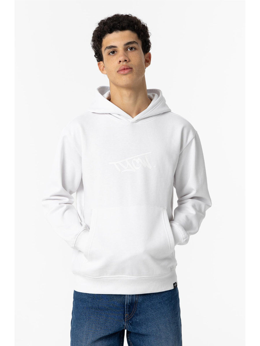 hoodie in het wit voor tieners van Tiffosi 