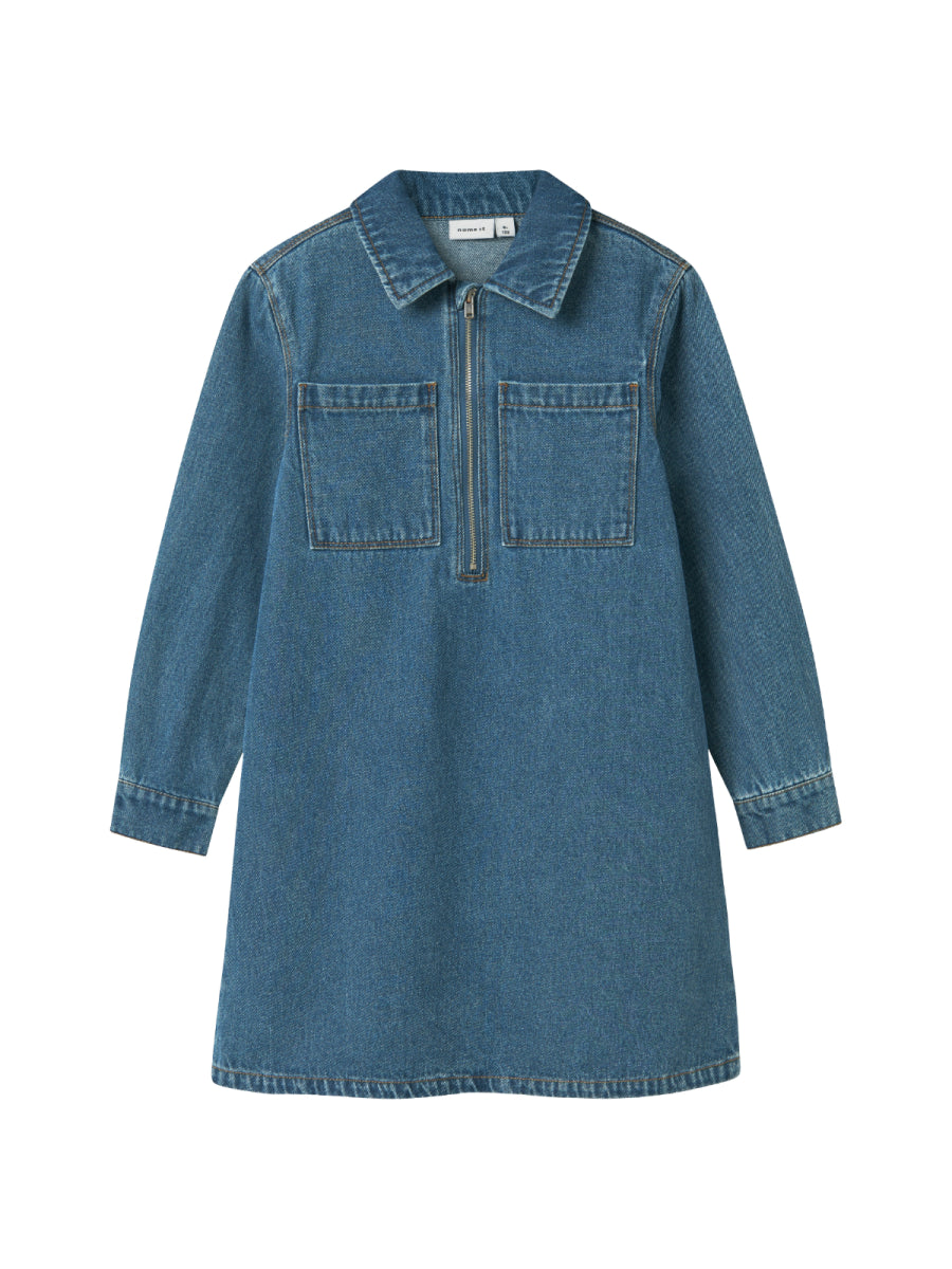 Jeans jurk van Name it voor meisjes voor herfst