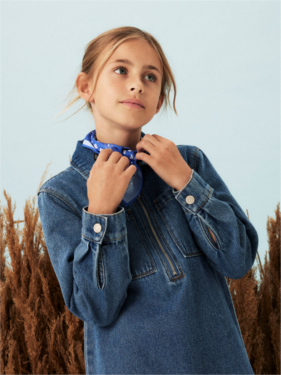 Jeans jurk van Name it voor meisjes voor herfst