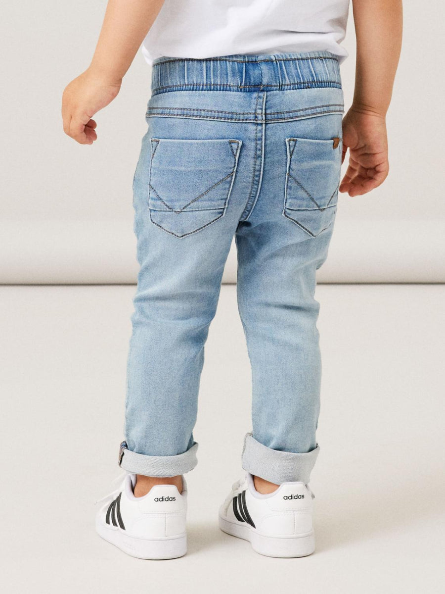 jogger jeans voor kinderen in blauw van name it mini