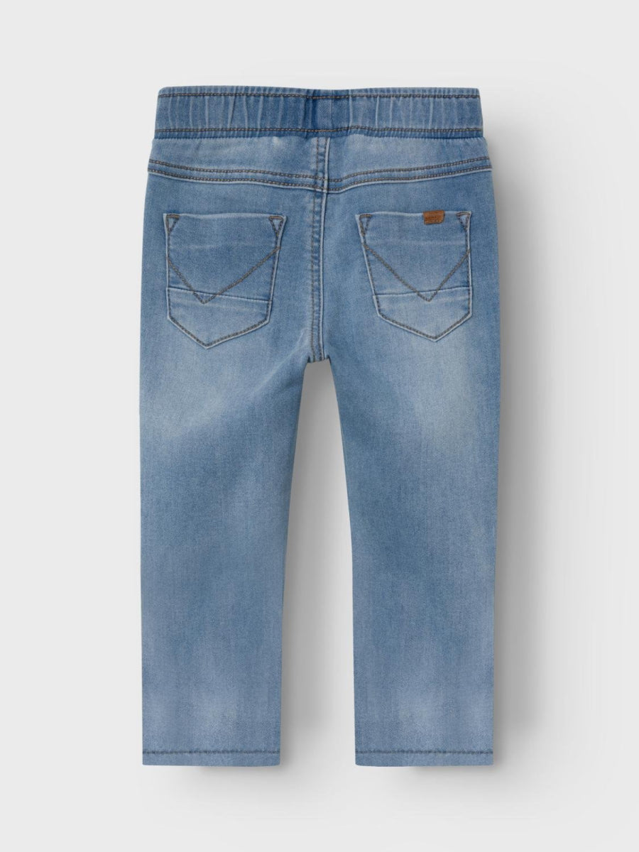 jogger jeans voor kinderen van name it mini in blauw