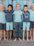 Joggingbroek voor jongens in het grijs van SKURK zomercollectie 2025