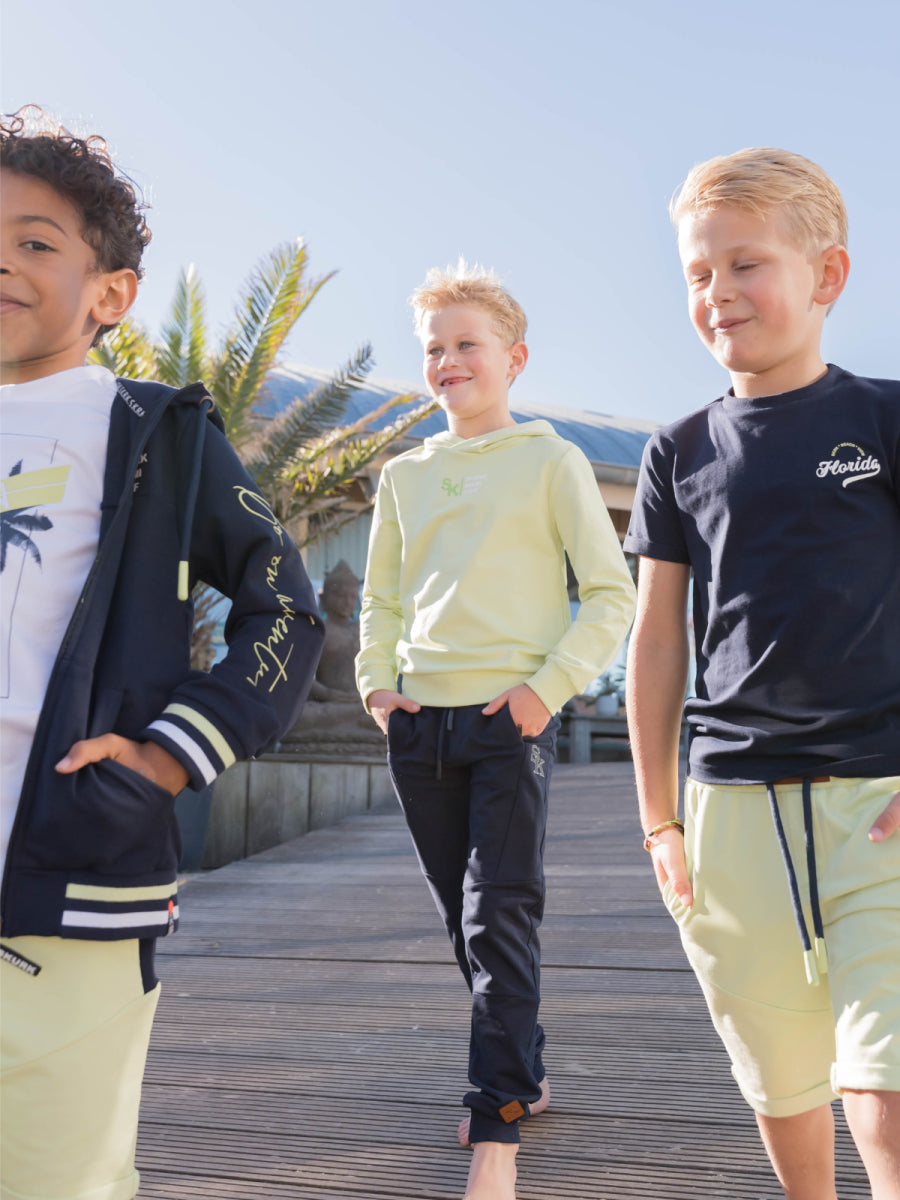 Joggingbroek in zwart voor jongens van het merk SKURK. Zomercollectie 2025