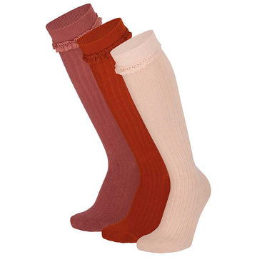 Kniekousen voor meisjes van Apollo socks met kant