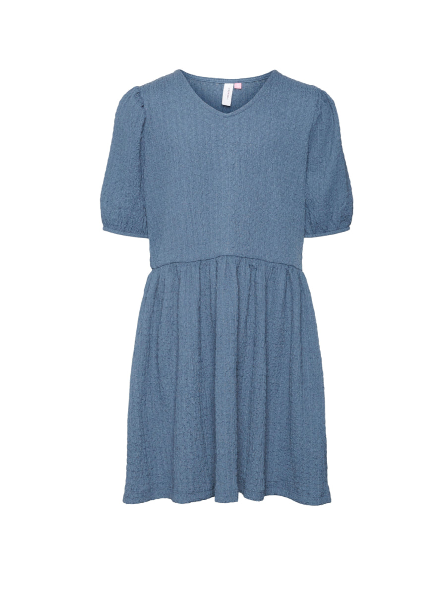 Korte jurk voor meisjes van Vero Moda Girl in het blauw