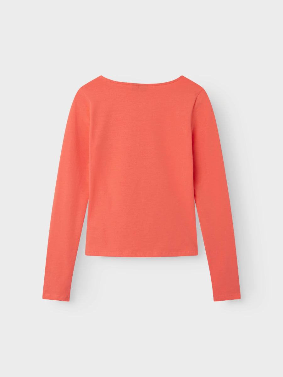 Longsleeve oranje voor meisjes van LMTD
