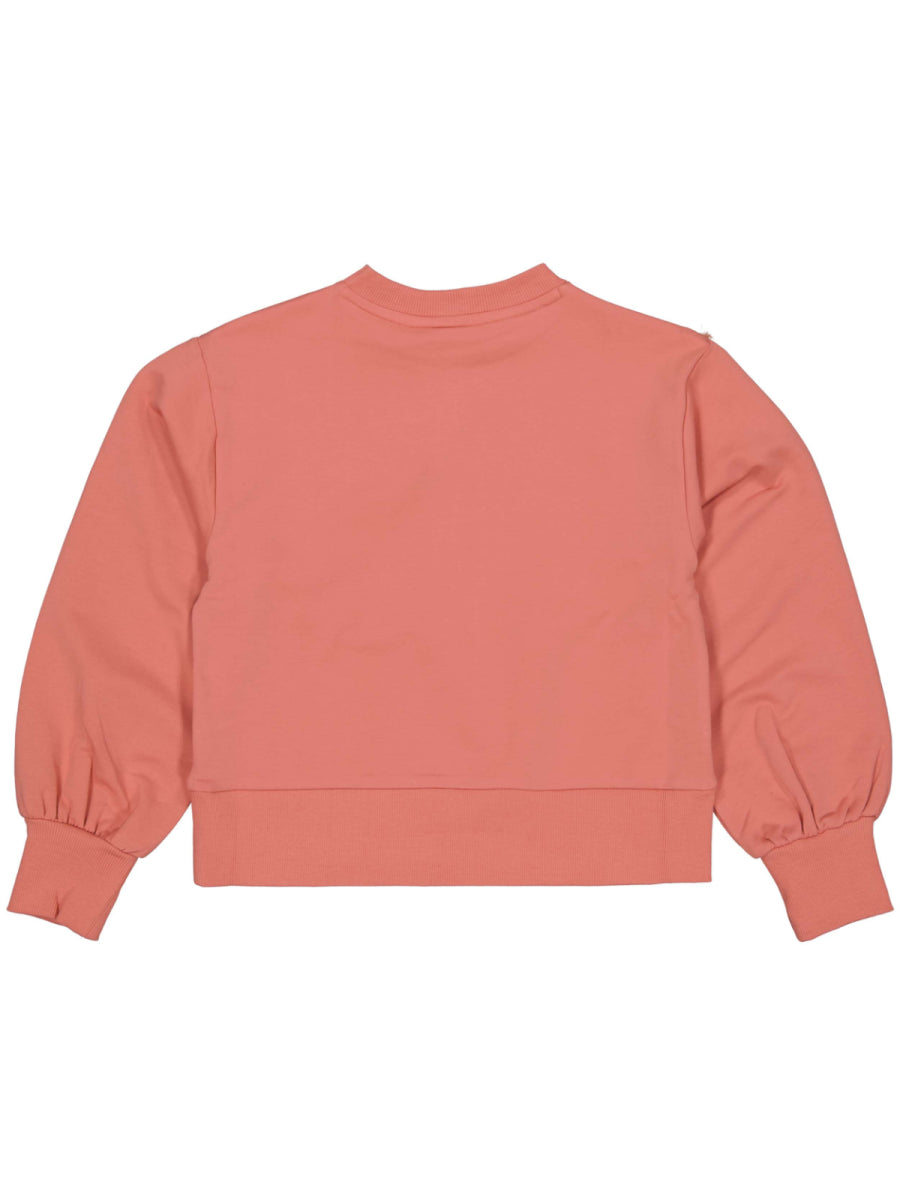 Oversized sweater in oud roze voor meisjes van Levv Labels 