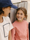 sweater in oud roze voor meisjes van Levv Labels