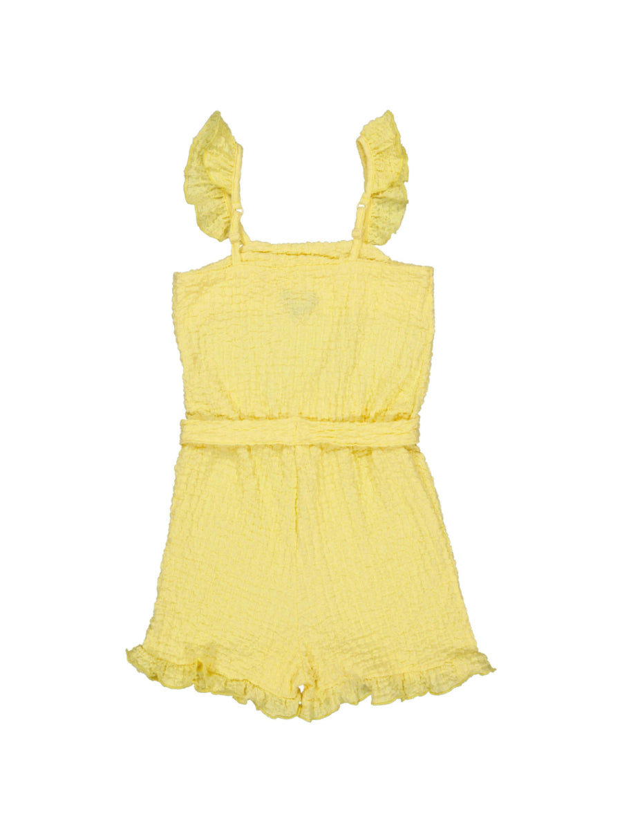 playsuit voor meisjes van Quapi kidswear in geel