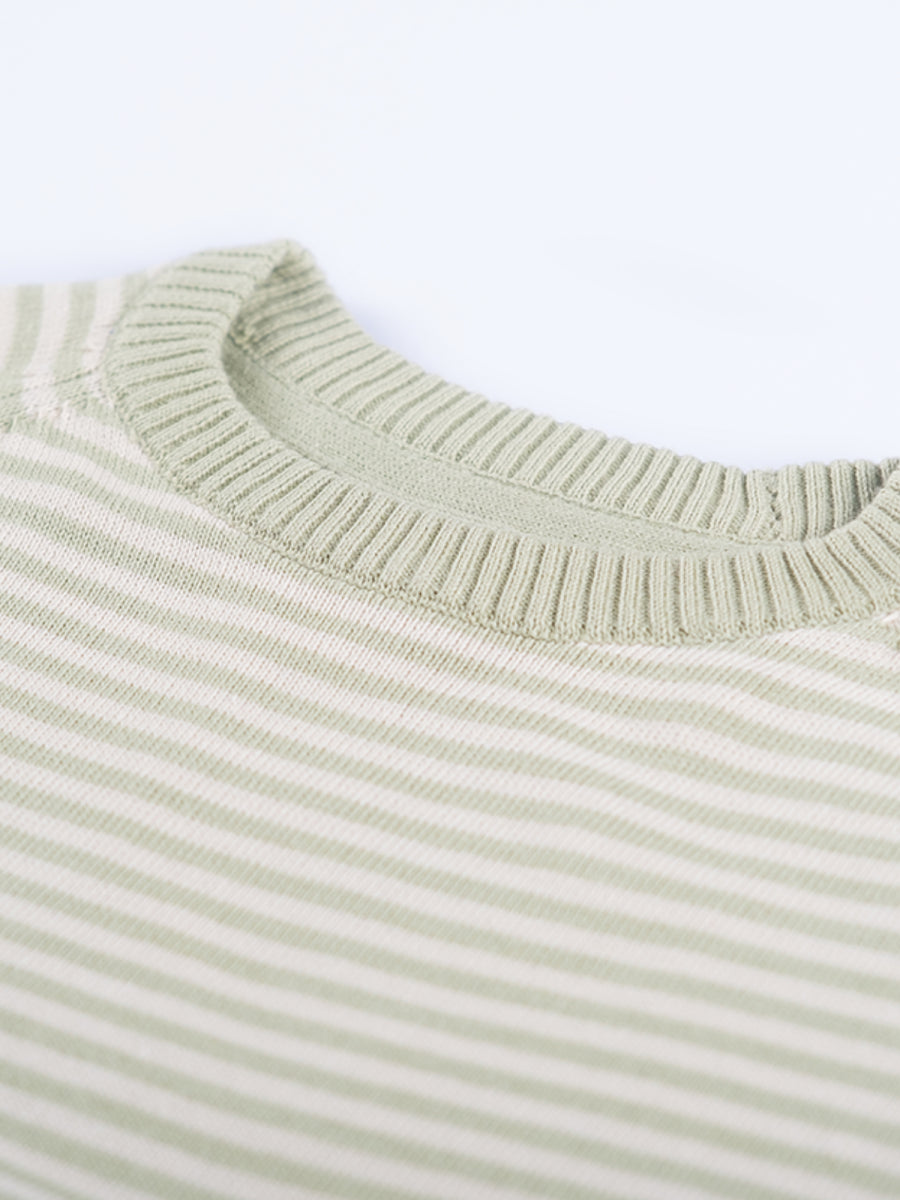 Pullover in het groen voor jongens van mini rebels