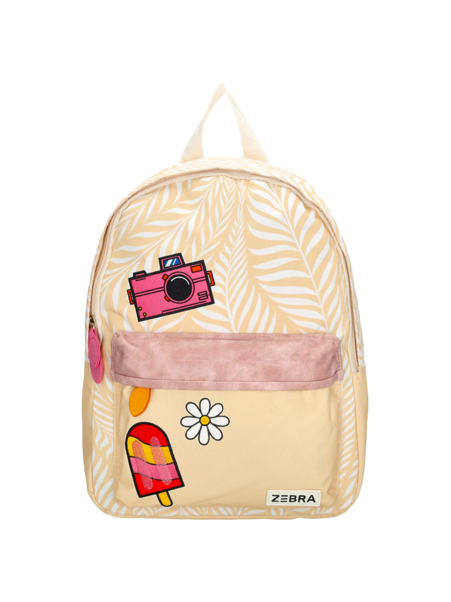 Rugzak voor meisjes in het beige van Zebra Trends