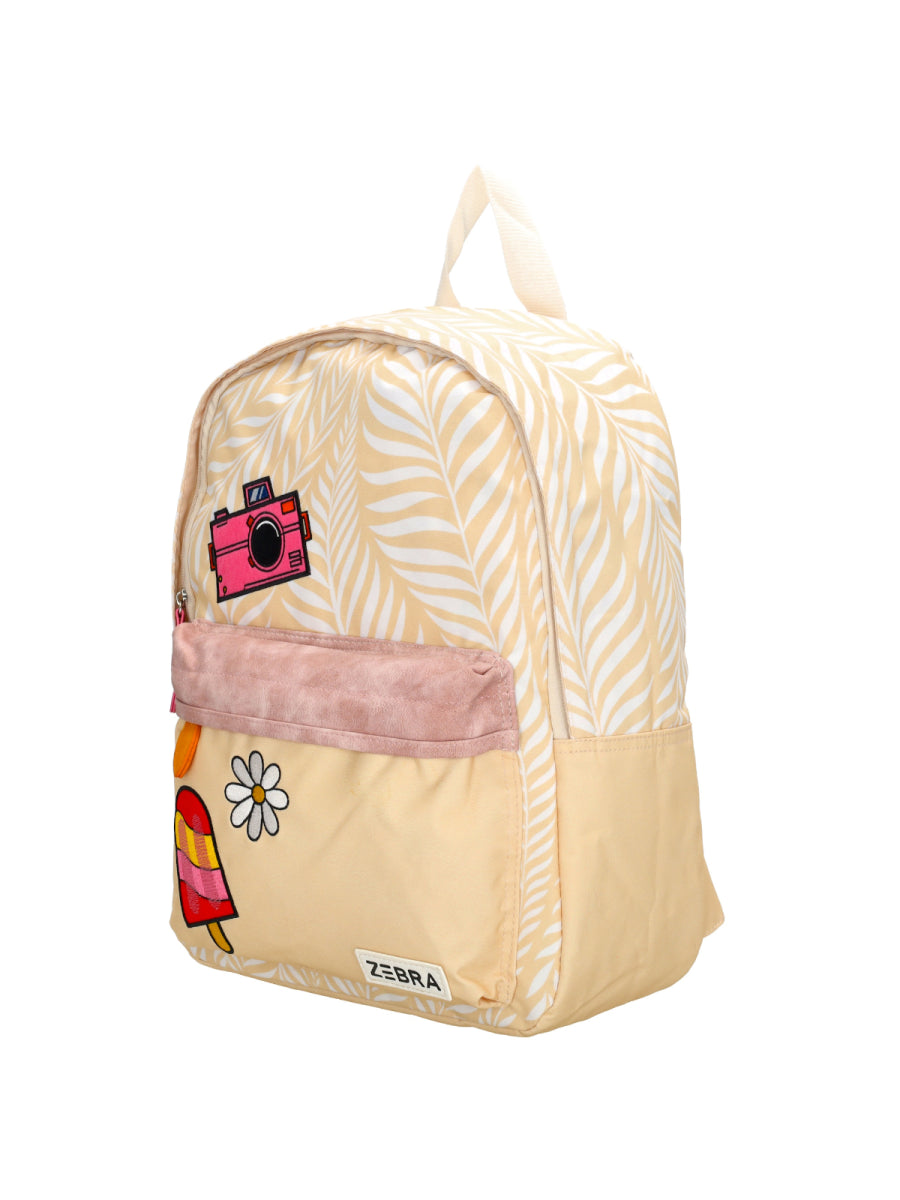 Rugzak voor meisjes van Zebra Trends in beige