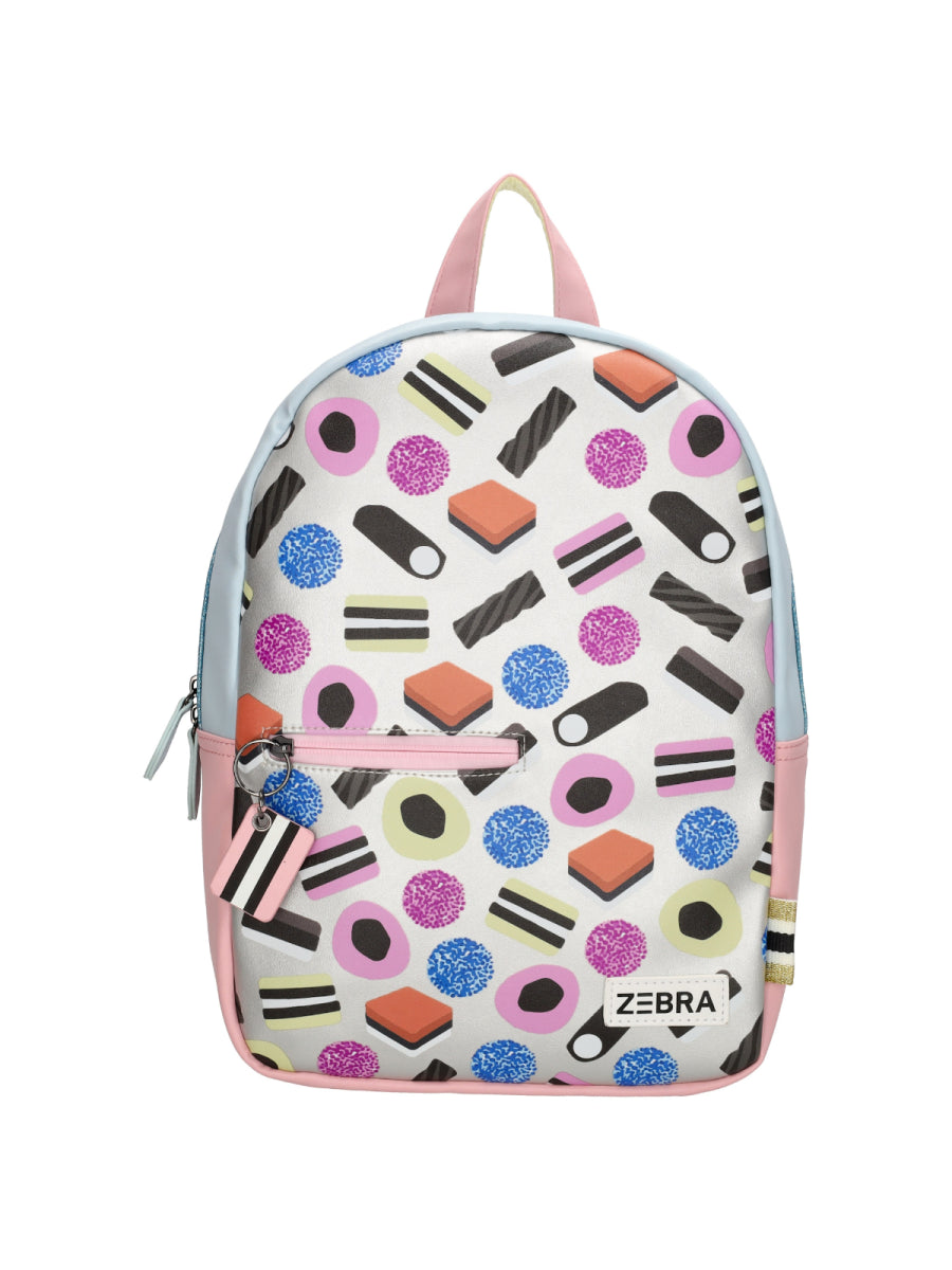 Rugzak voor meisjes met snoepgoed print van Zebra Trends