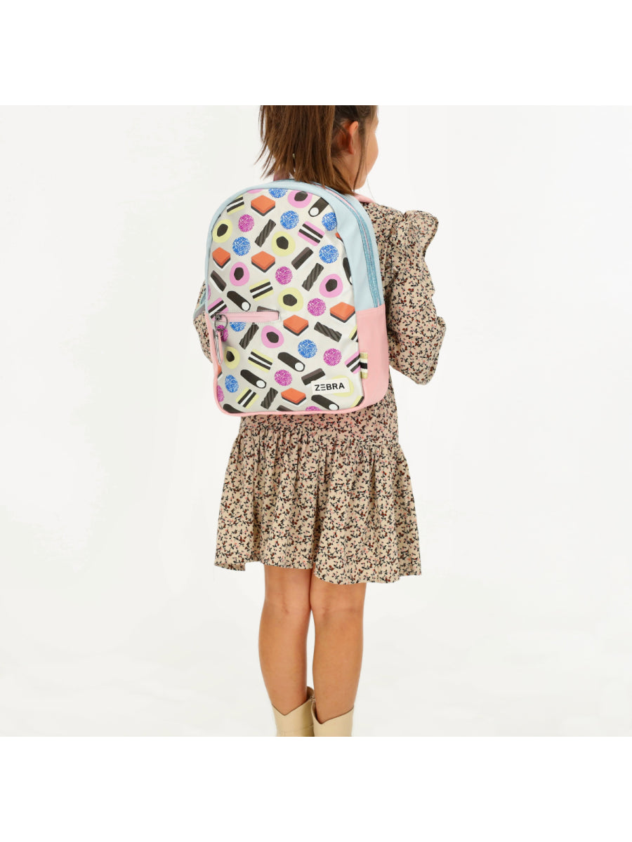 Rugzak voor meisjes met snoep print van Zebra Trends