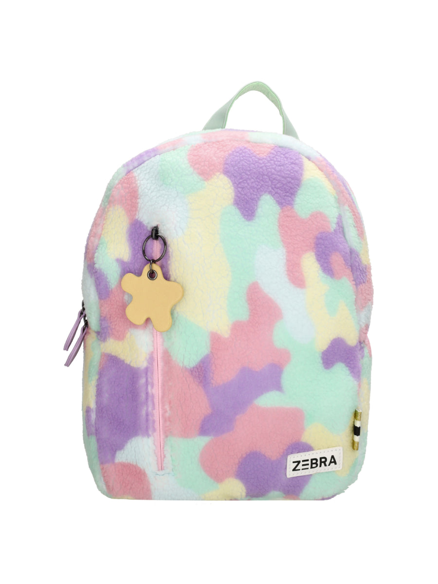 rugzak voor meisjes in teddystof van Zebra trends