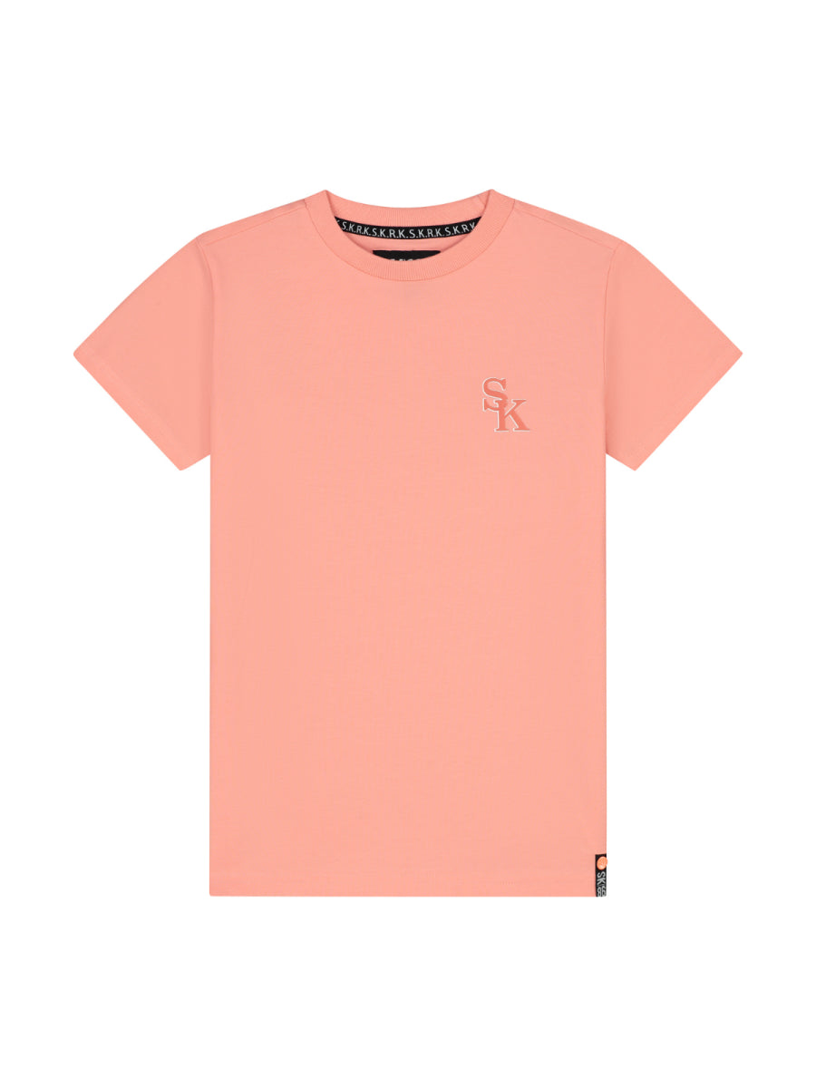 T-shirt van het merk SKURK voor jongens in koraalkleur zomercollectie 2025