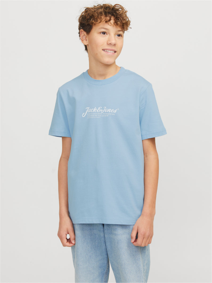 Shirt voor jongens van jack and jones junior in het blauw