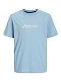 T-shirt met korte mouwen van Jack and jones junior voor jongens in het blauw