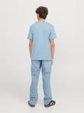 T-shirt voor jongens in het blauw van Jack and Jones junior