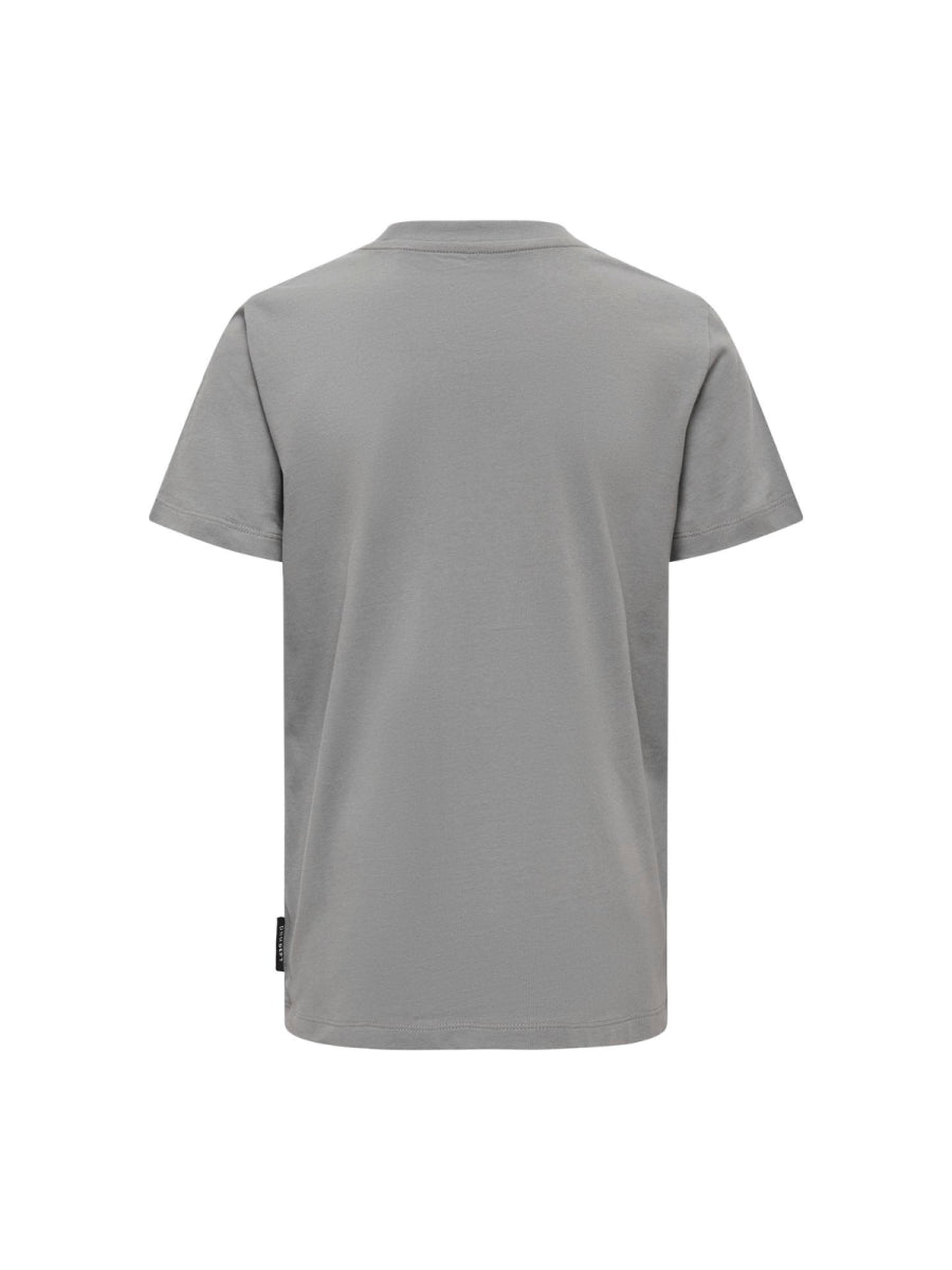 Shirt grijs voor jongens van het modemerk Kids ONLY